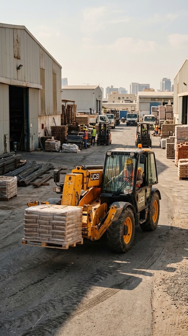 jcb boom loader telehandler in al quoz, dubai, uae