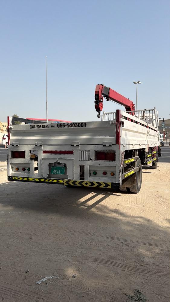 boom truck crane rental al quoz dubai