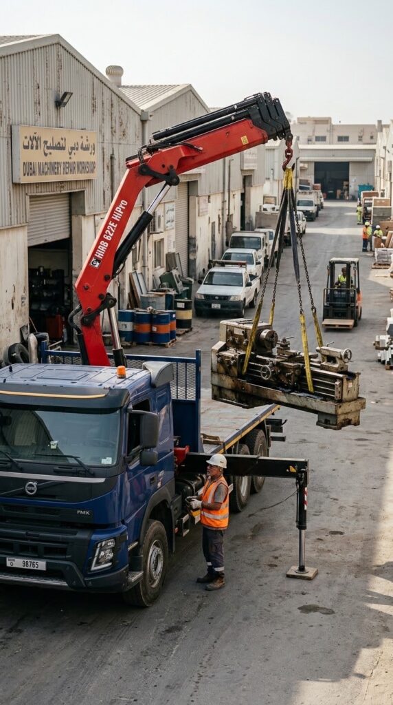 hiab truck rental in al quoz dubai