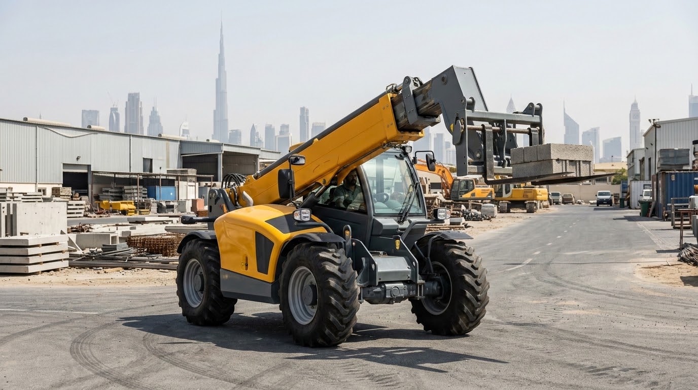 jcb boom loader rental al quoz dubai