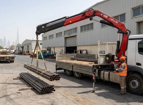hiab truck in al quoz dubai
