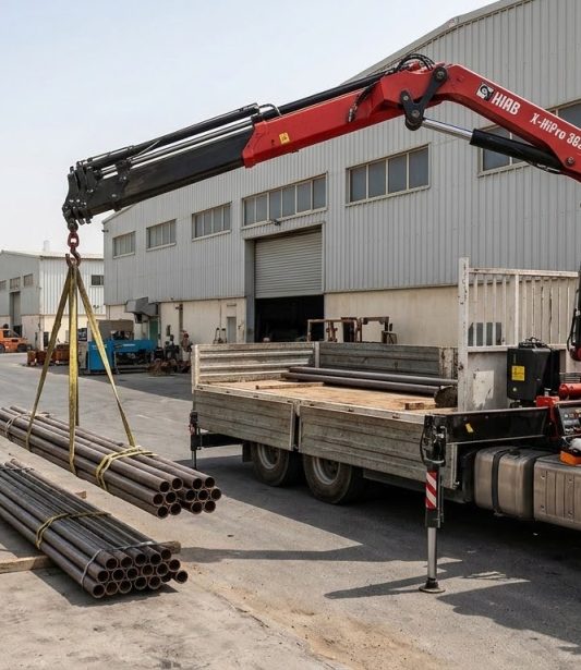 hiab truck in al quoz dubai