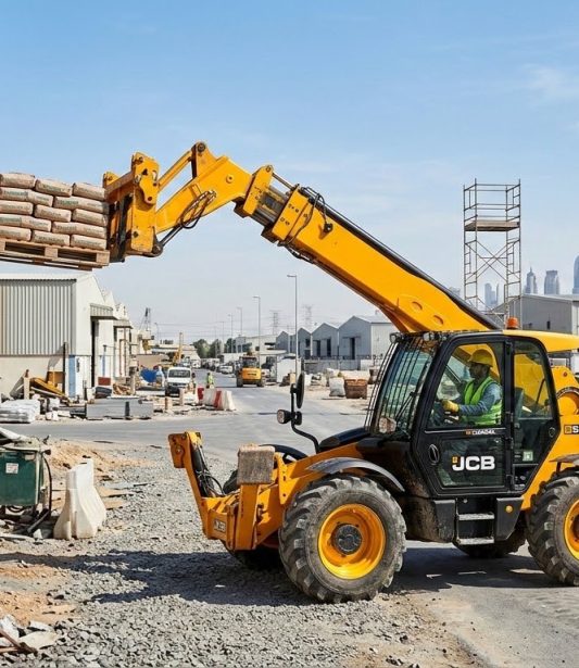 jcb boom loader (telehandler) rental in al quoz duba