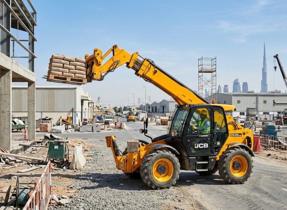 jcb boom loader (telehandler) rental in al quoz duba