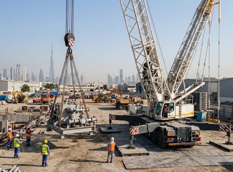 mobile crane lifting services dubai