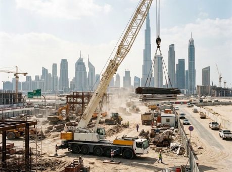 mobile crane rental in dubai indrutial area