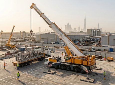 moble crane in dubai industial area