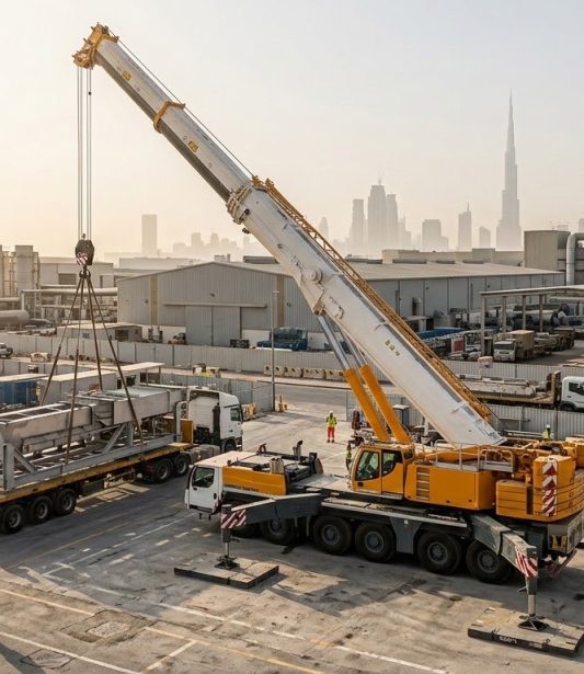 moble crane in dubai industial area