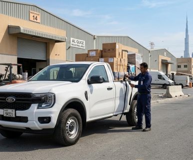 picup truck in al quoz