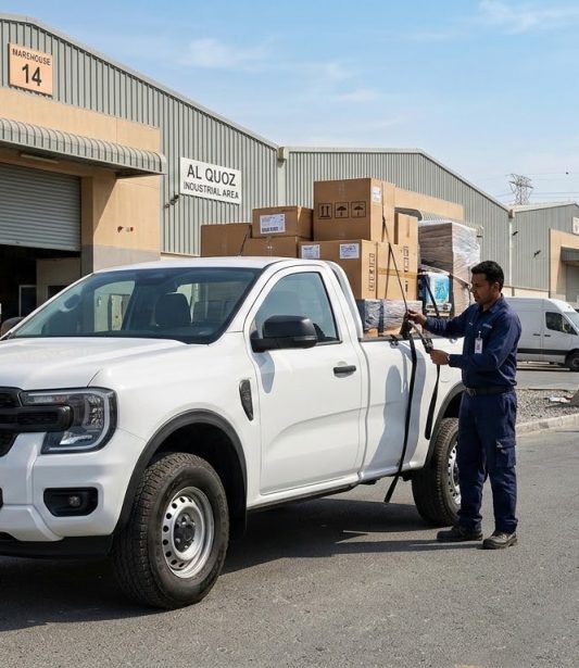 picup truck in al quoz