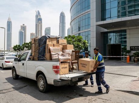 picup truck in dubai marina