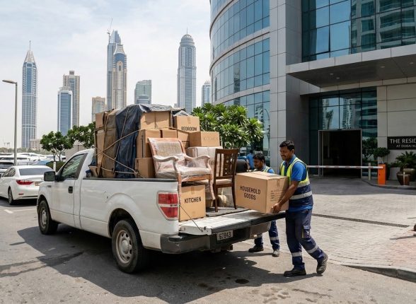 picup truck in dubai marina